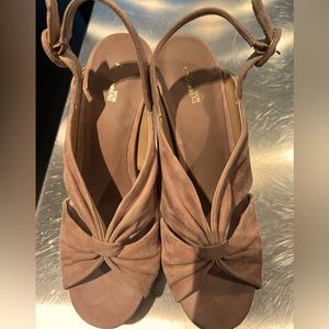 Diane Von Furstenberg size 7.5 Heidi powder suede platform sandals. Worn once